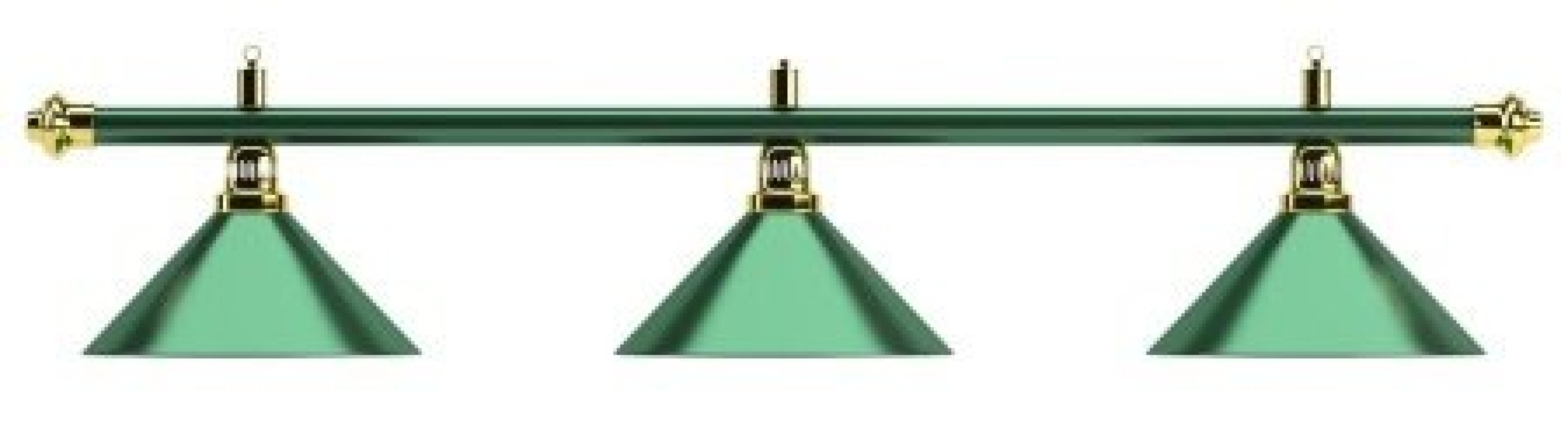 Светильник Allgreen 3 плафона, зеленый